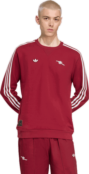 Суитчър adidas Performance Arsenal Terrace Icons Sweatshirt Червено | JM9397, 4