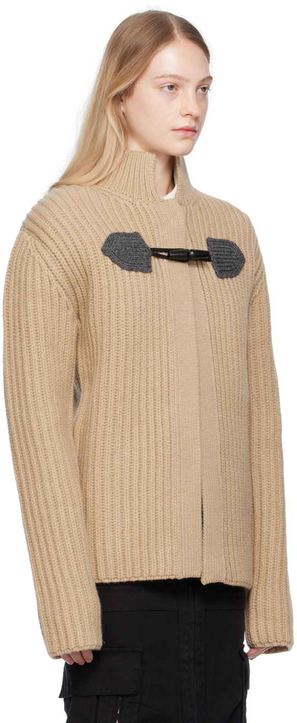 Пуловер We11done We11done Duffle Knit Cardigan Бежово | WD-KC3-23-655-U-BG, 1