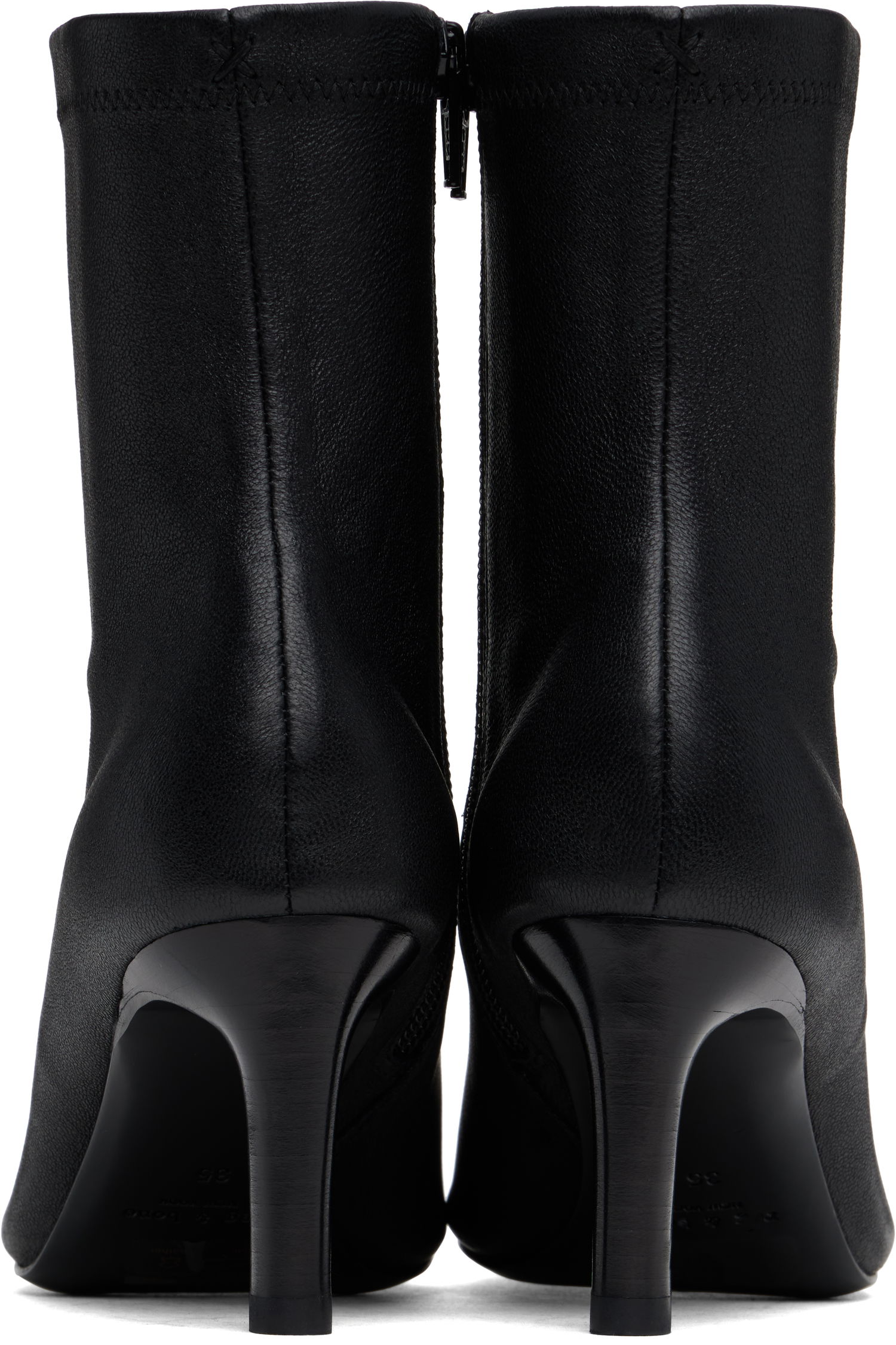 Облекло rag & bone rag & bone Britt Leather Boots Черно | WFF24FF025LE25, 1