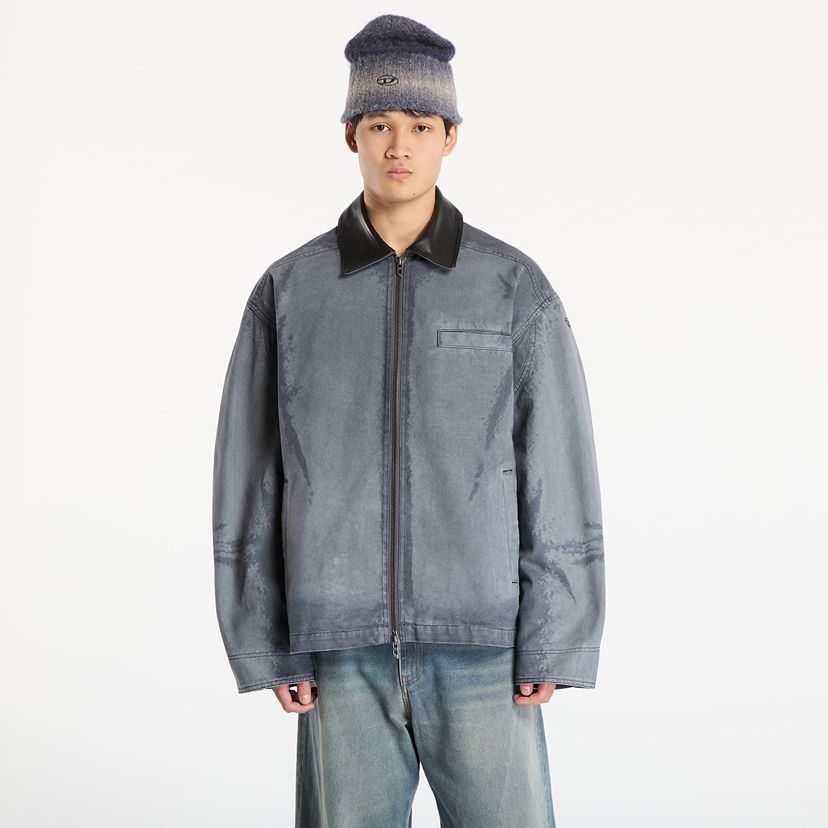 Яке Diesel J-Livery Washed Zip-Up Jacket Сиво | A18589_0PLBI 9AW