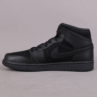 Кецове и обувки Jordan Air Jordan 1 Mid ''Triple Black'' Черно | 554724-011, 0