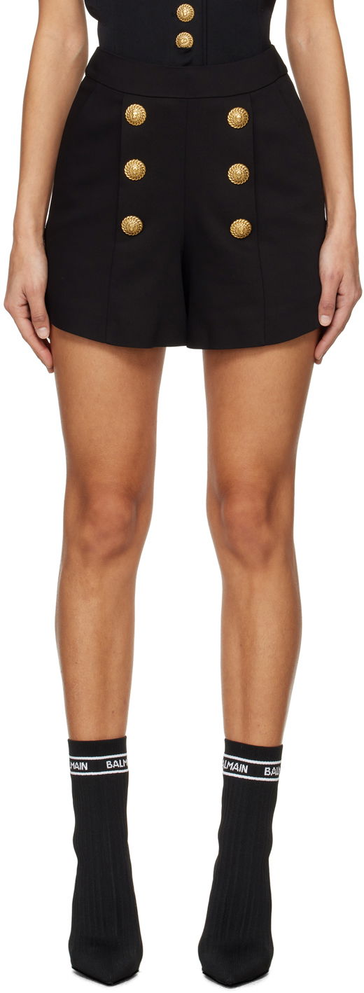 Къси панталони Balmain Four-Pocket Dress Shorts Черно | CF1PA235VE17, 0