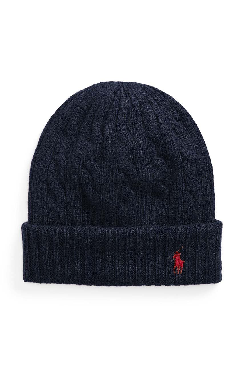 Шапка Polo by Ralph Lauren Cable-Knit Beanie Синьо | 455956315, 0