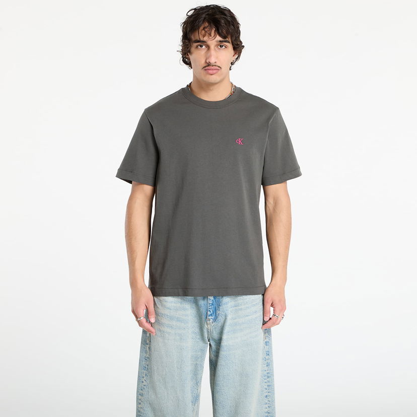 Тениска CALVIN KLEIN Calvin Klein Jeans Easy Monogram T-Shirt Сиво | LV04RC275G PAR