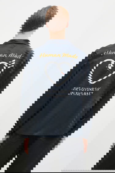 Риза Human Made BOWLING SHIRT regular Тъмно синьо | HM29SH014, 0