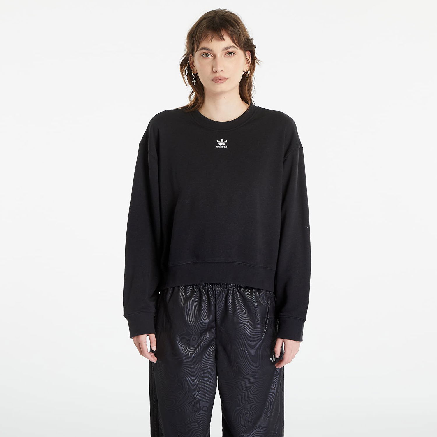 Суитчър adidas Originals Essentials Sweatshirt Черно | IC1824, 0