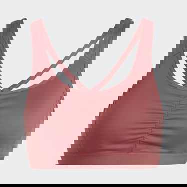 Сутиен adidas Performance Coreessentials Medium-Support Sports Bra Червено | HL8569, 3