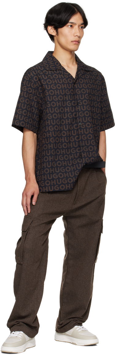 Кецове и обувки BOSS Hugo Logo-Woven Бежово | 50548544, 4