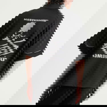 Фланелка Mastermind WORLD MASTERMIND WORLD x Umbro Short Sleeve Game Shirt, Size Large Черно | MW25C14-TS227-1, 3