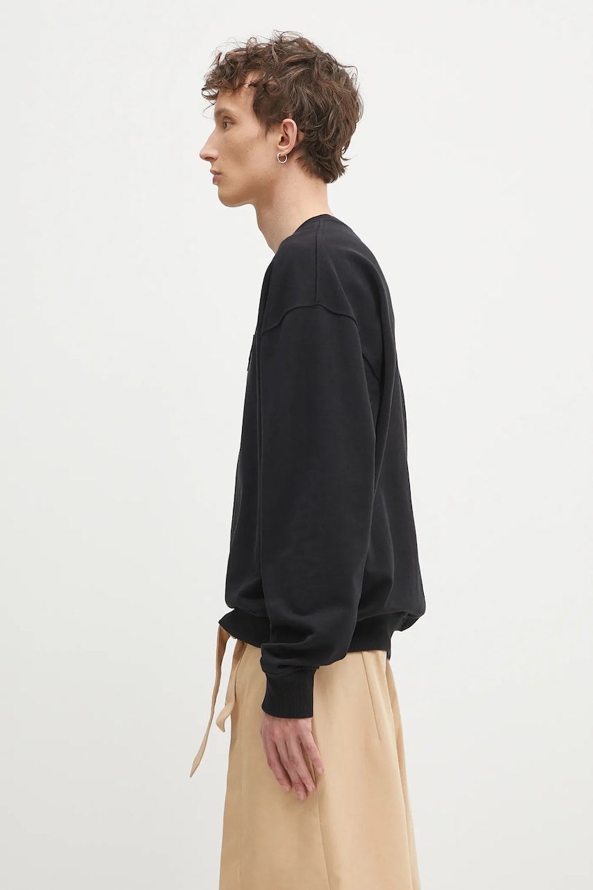 Суитчър JW Anderson JW Anderson Logo Embroidery Sweatshirt Черно | JW0215.PG1632.999, 1