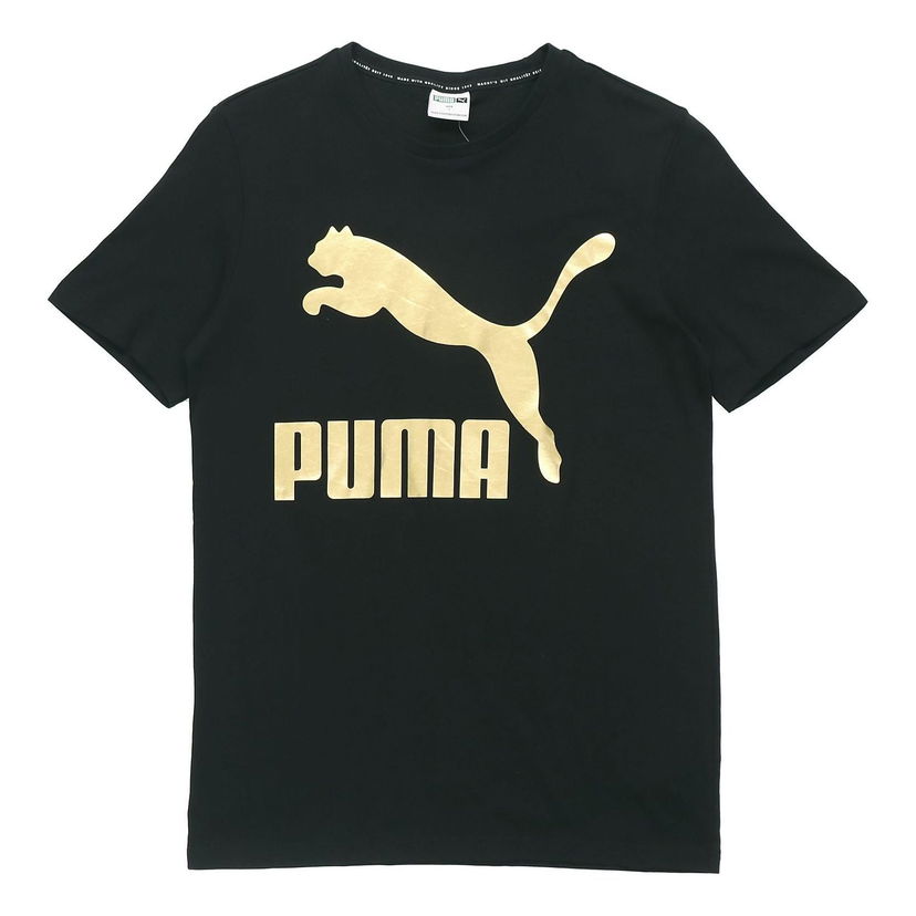 Тениска Puma Sports Gold Short Sleeve T-Shirt Черно | 579405-51