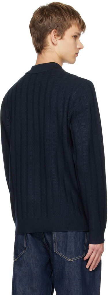 Пуловер Samsoe Samsoe Samsøe Samsøe Gabriel Knit Polo Shirt Тъмно синьо | M23400055, 2