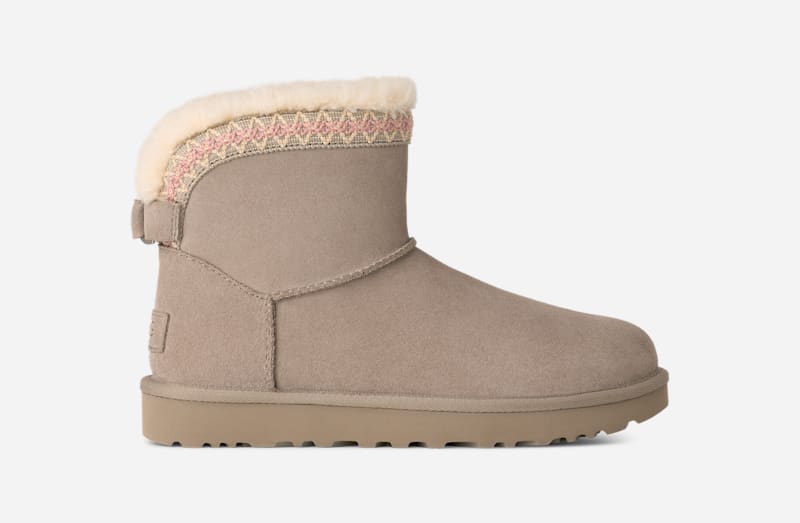 Кецове и обувки UGG Classic Mini Taslyn Boots Бежово | 1174517-CBBLG, 0