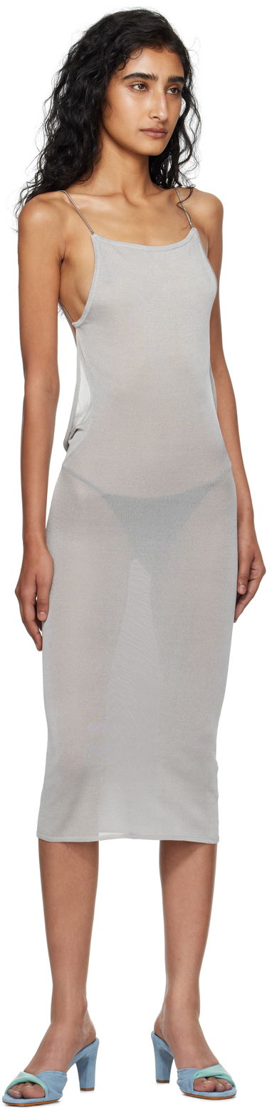 Pокля Miaou Miaou Awa Maxi Dress Сиво | 5076MKTMSL, 3