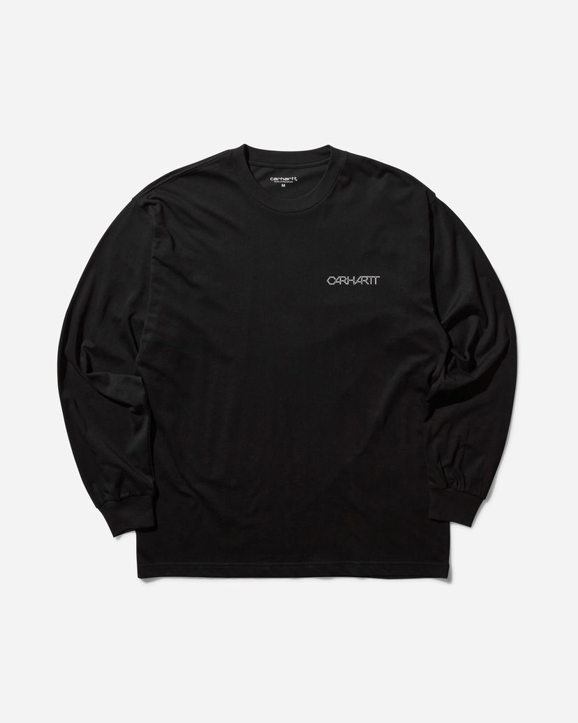 Тениска Carhartt WIP Detroit Standard Longsleeve T-Shirt Black Черно | I033958 0D2XX