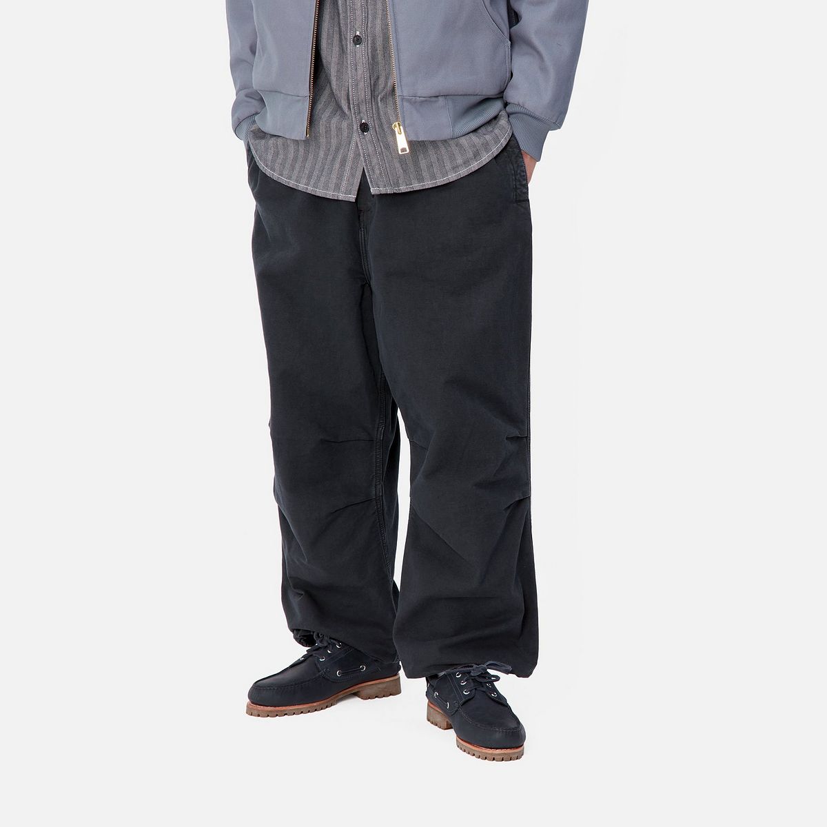 Карго панталони Carhartt WIP Stone Dyed Black Pants Черно | I033762_9, 0