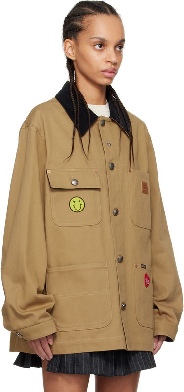 Яке Andersson Bell Andersson Bell Cotton Chore Jacket Кафяво | awa678m, 1