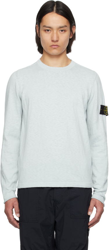 Пуловер Stone Island Stone Island Cotton Nylon Sweater Зелено | K1S15 5100052 S00B0, 0