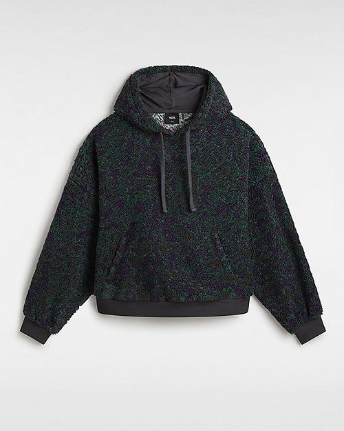 Суитчър Vans Collett Boucle Loose Pullover Hoodie Черно | VN000JTQ1O7, 0