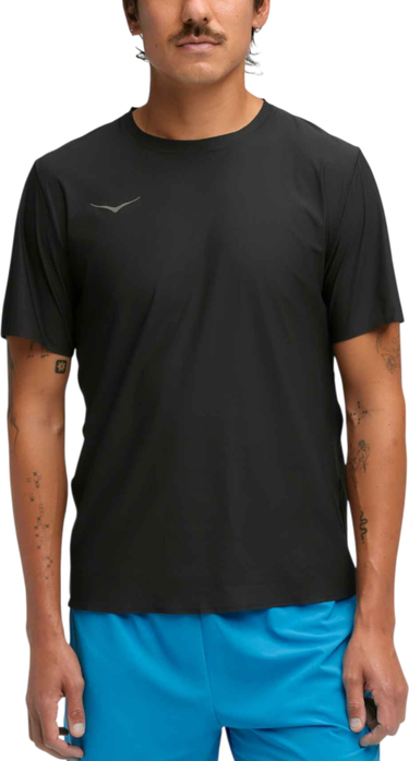 Тениска Hoka One One Hoka Airolite 2.0 Short Sleeve T-Shirt Черно | 1175771-blk, 0
