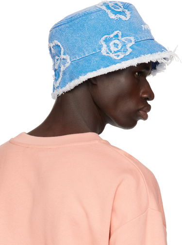 Шапка Marni Frayed Patched Denim Bucket Hat Синьо | CLZC0161QS USCX34, 2