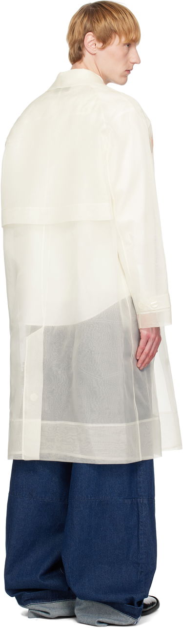 Палта Simone Rocha Simone Rocha Carnation Car Coat Бяло | 2068 0360, 2