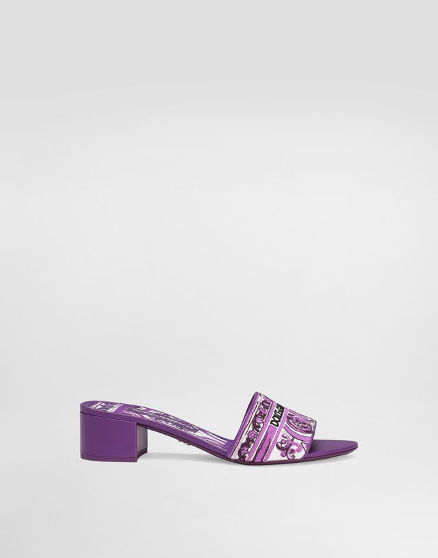 Dolce & Gabbana Embroidered Slides