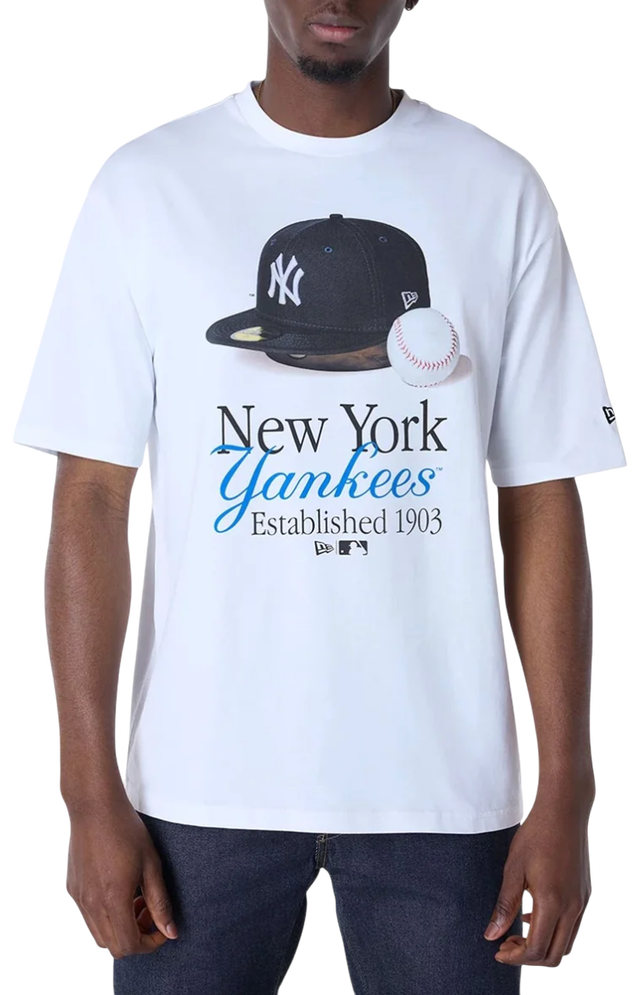 New Era MLB New York Yankees Script Graphic T-Shirt