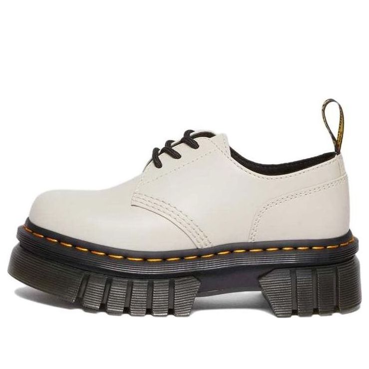 Кецове и обувки Dr. Martens Audrick Nappa Leather Platform Shoes Бяло | 27147055, 0