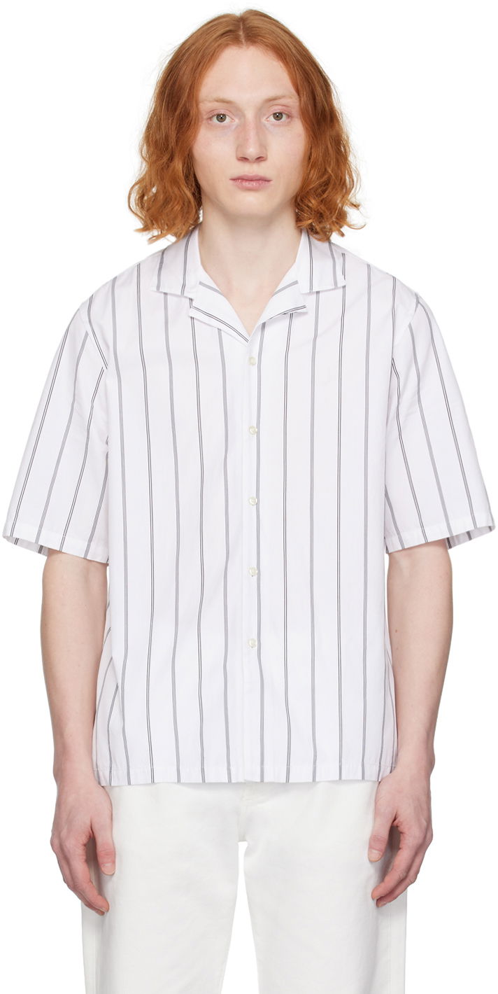 Риза Officine Générale Eren Shirt Бяло | S24MSHI001, 0