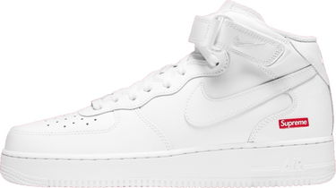Кецове и обувки Nike Air Force 1 Mid "Supreme White" Бяло | FZ8784-100, 0