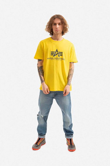 Тениска Alpha Industries Alpha Industries Basic T-Shirt Жълто | 100501.465, 1
