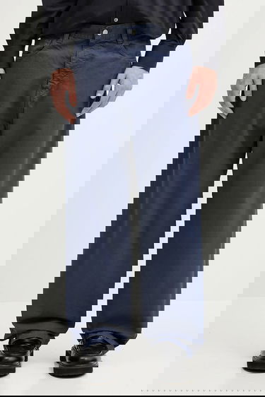 Панталони Carhartt WIP Landon Wide Leg Cotton Pants Тъмно синьо | I034806.2OTGD, 0