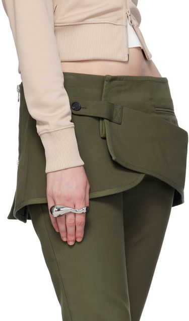 Пръстен Courrèges Courrèges 3-Finger Drop Ring Металик | 224ABG021LA0001, 1
