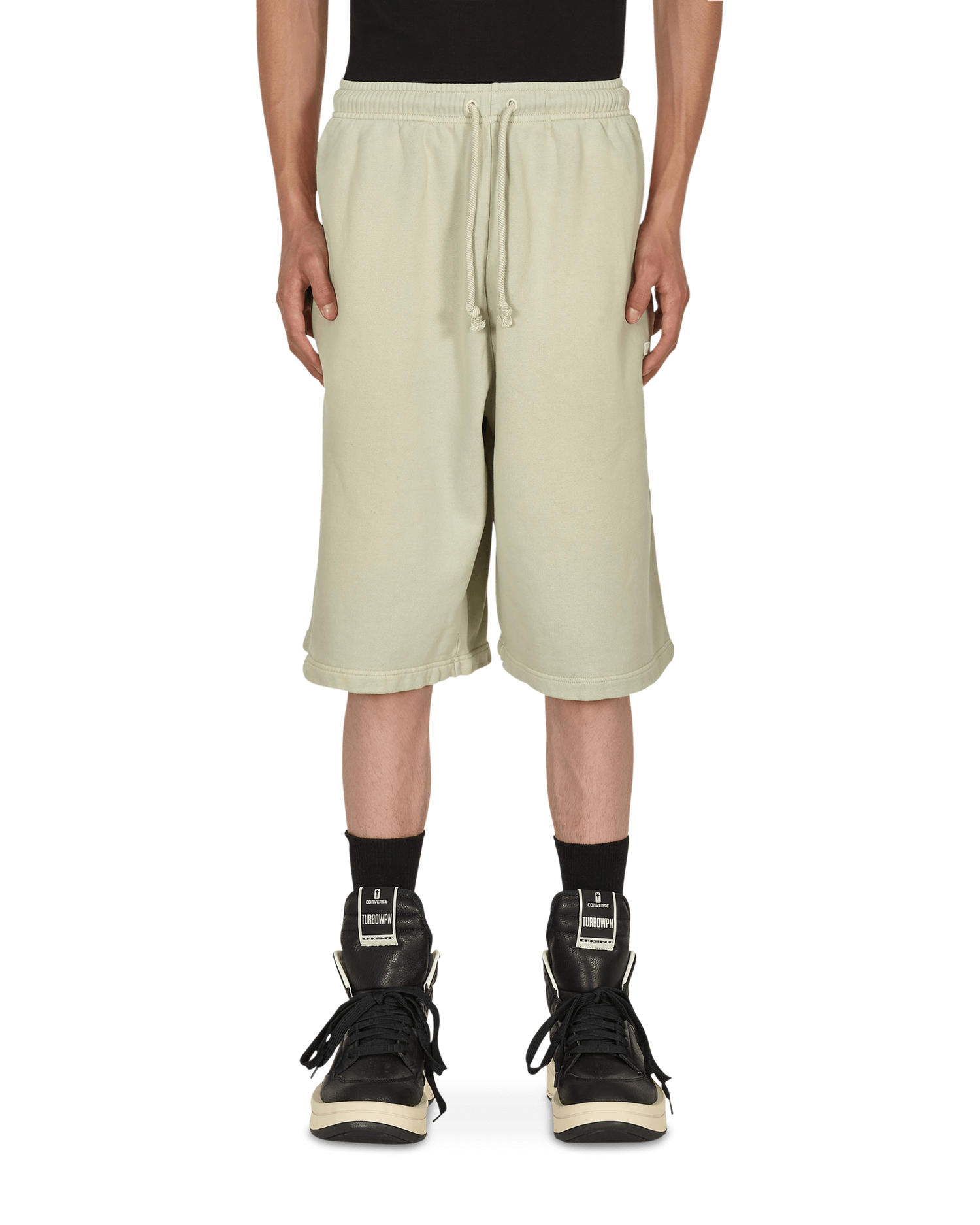 Къси панталони Acne Studios Face Sweatshorts Бежово | CE0014- ABB, 0