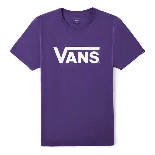 Тениска Vans Short Sleeve Logo T-Shirt Лилаво | VN0A4MM6Y0X