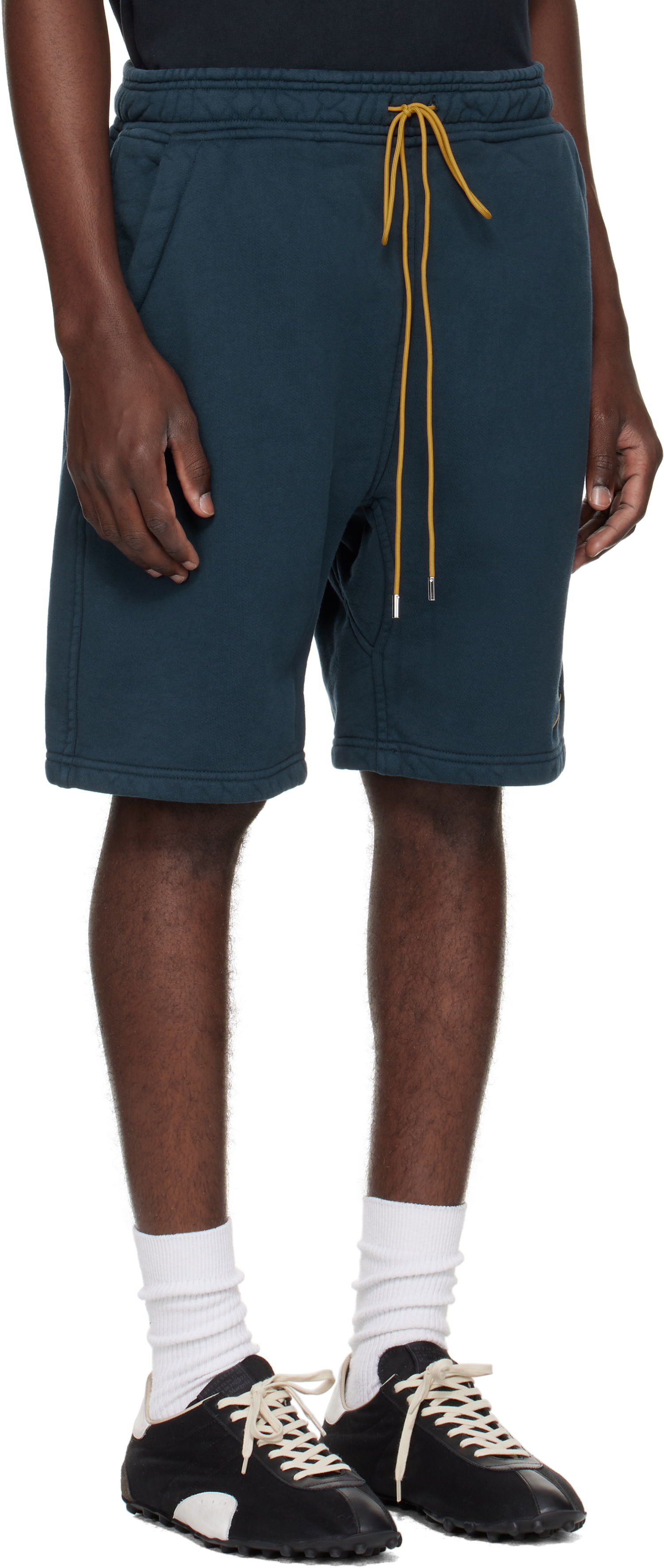Къси панталони Rhude Rhude Classique Sweat Shorts Тъмно синьо | RHPF25SH01012, 1