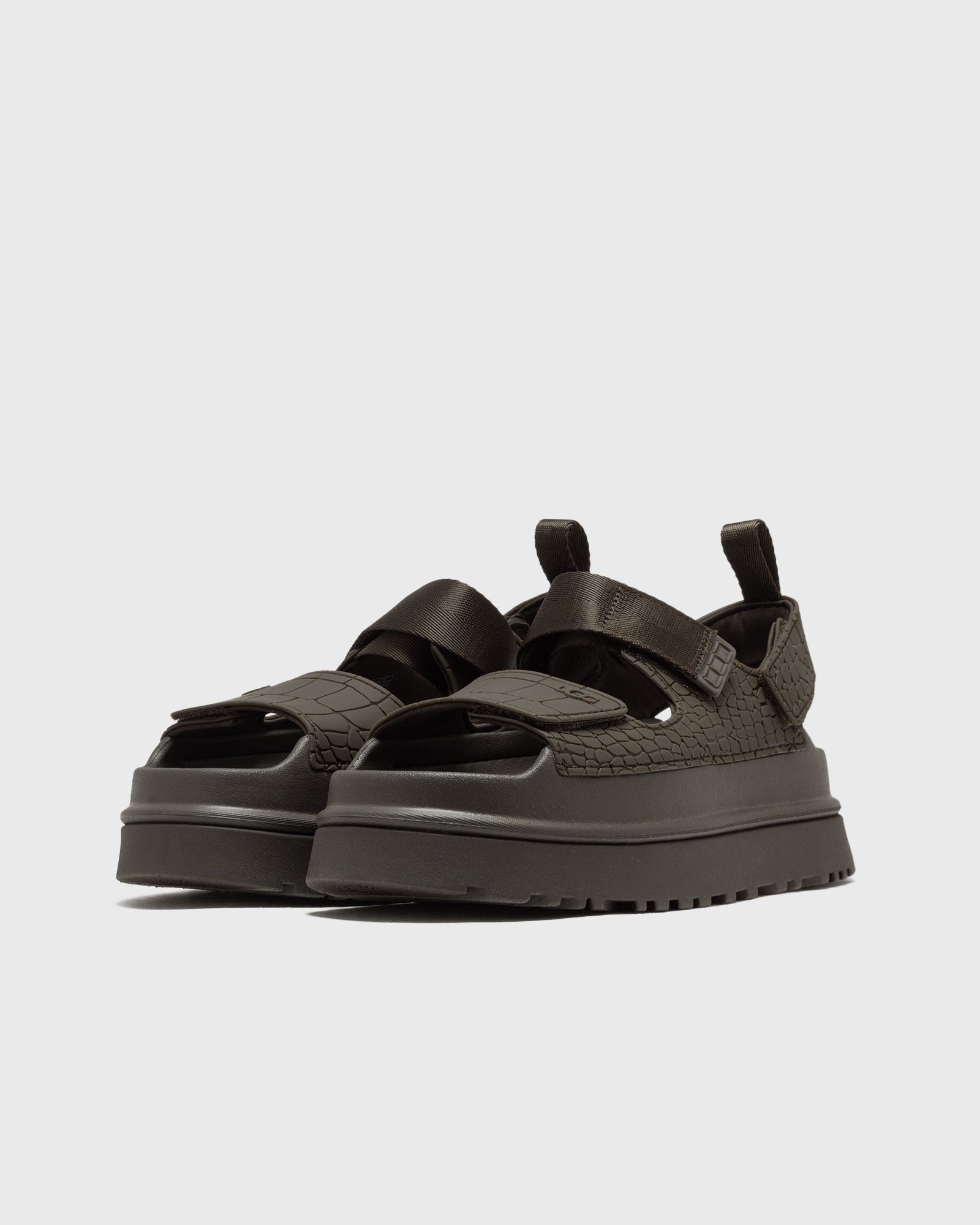 GOLDENGLOW Embossed Platform Sandal, 1