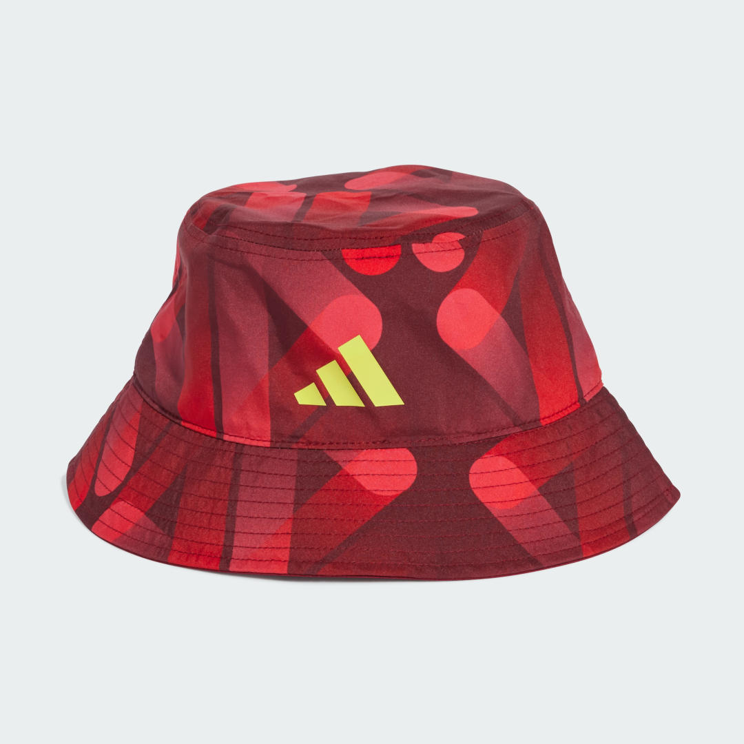 Шапка с козирка adidas Performance Germany Women's Team Away Bucket Hat Червено | JI8078, 0