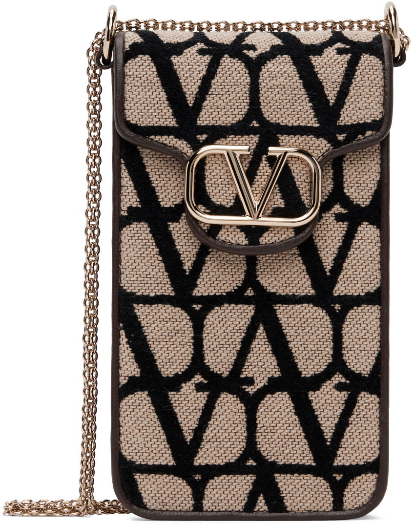 Чанта през рамо Valentino Garavani Locò Toile Iconographe Bag Бежово | 2W0P0Z11VRI, 0