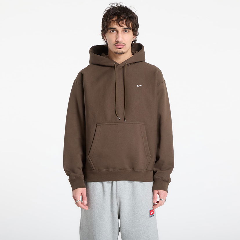 Суитчър Nike Solo Swoosh Pullover Hoodie Кафяво | HV1082-212