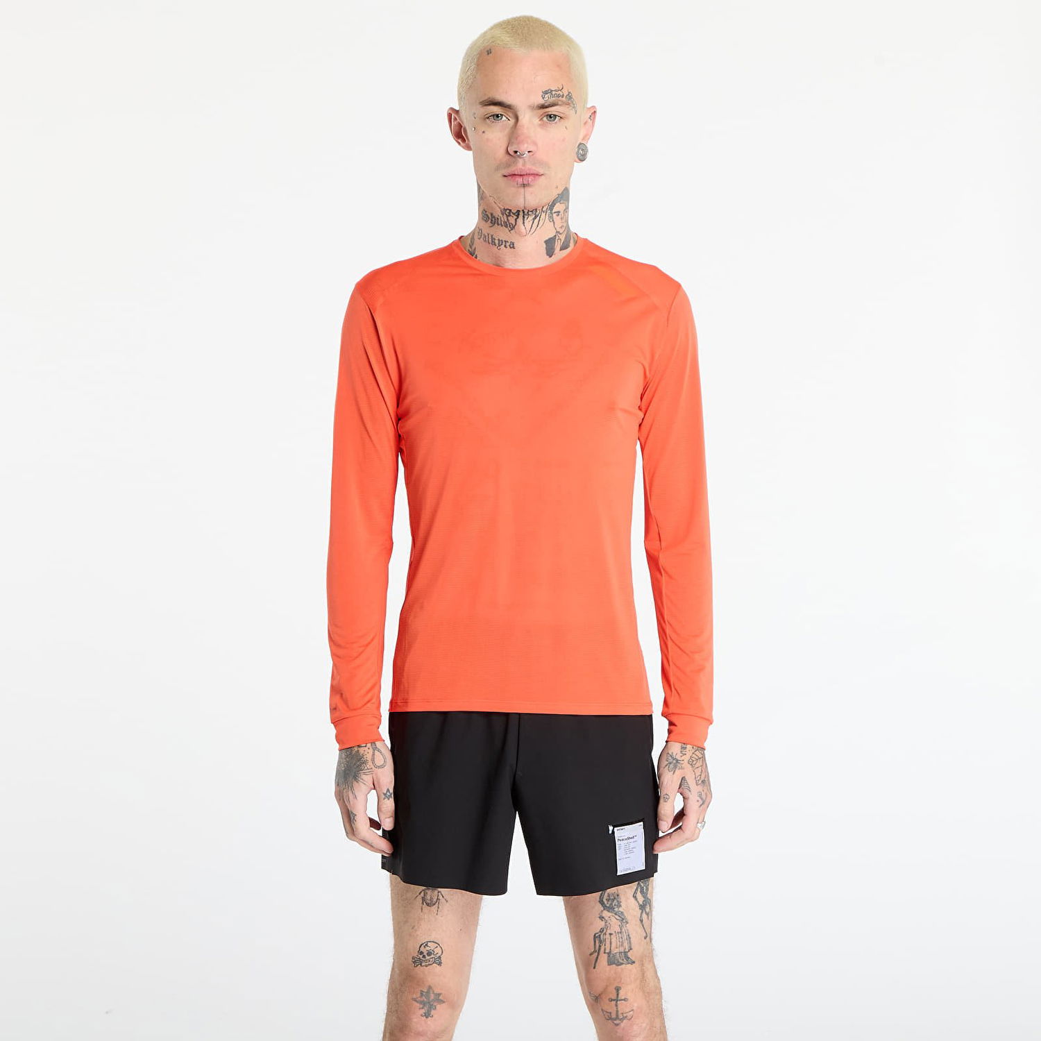 Тениска Soar Running Long Sleeve Tech T-Shirt Оранжево
 | AW25-SLS4M-ORA, 0