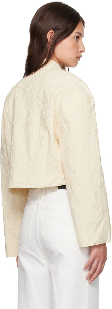 Яке Nanushka Nanushka Coreen Cropped Button-Up Shirt Бежово | NW24FWSH38471, 2