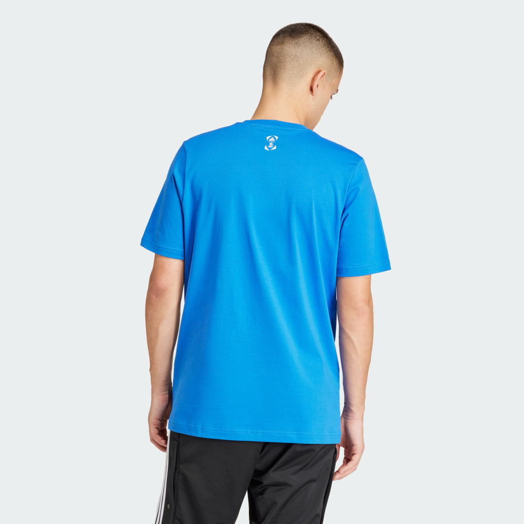 Тениска adidas Performance UEFA EURO24™ Italy Синьо | IT9318, 1