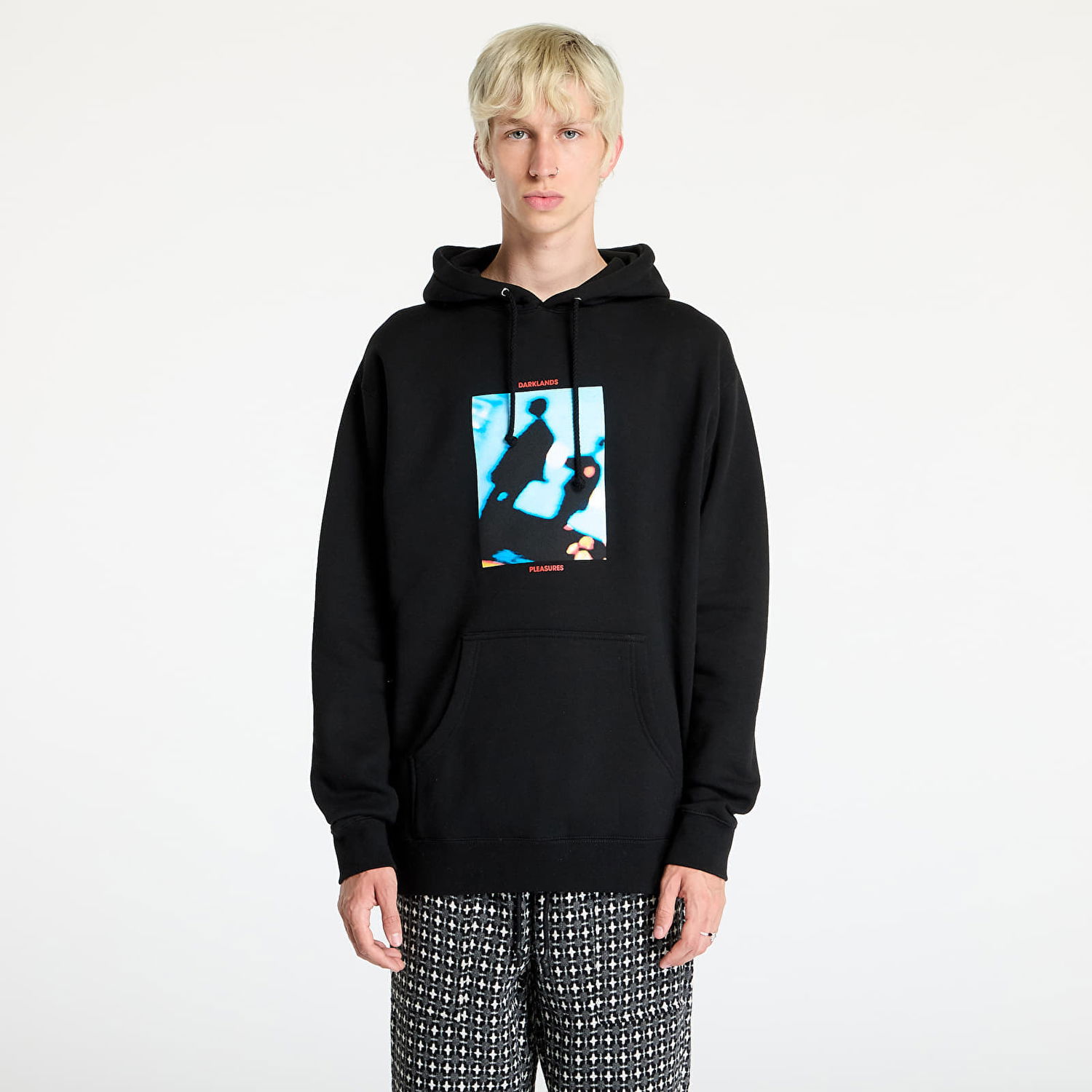 Суитчър Pleasures Darklands Hoodie Black Черно | P24F077 BLACK, 0