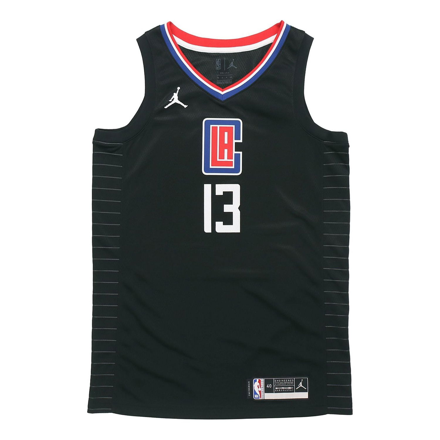 Фланелка Jordan Jordan NBA Fan Edition Los Angeles Clippers Jersey George #13 Черно | CV9480-012, 0