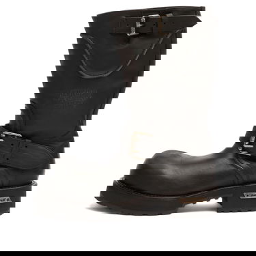 Кецове и обувки Balenciaga Balenciaga Venom Leather Boots Size EU 40 Черно | 833581-WBEQ1-1000, 0