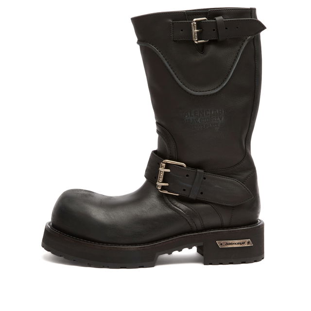 Balenciaga Venom Leather Boots Size EU 40