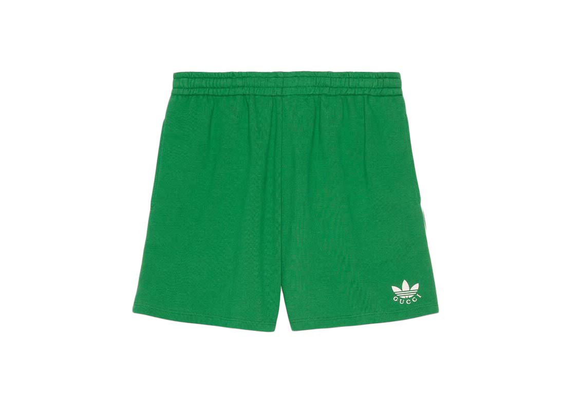 Къси панталони Gucci adidas x Cotton Shorts Green Зелено | 691640 XJEKQ 3826, 0