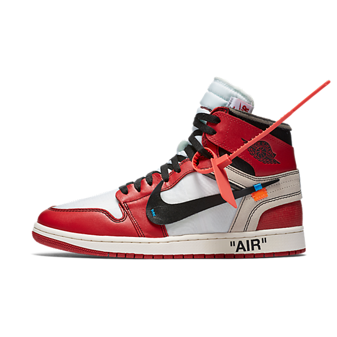 Кецове и обувки Jordan Off-White x Air Jordan 1 Retro High "Chicago" Червено | AA3834-101, 0